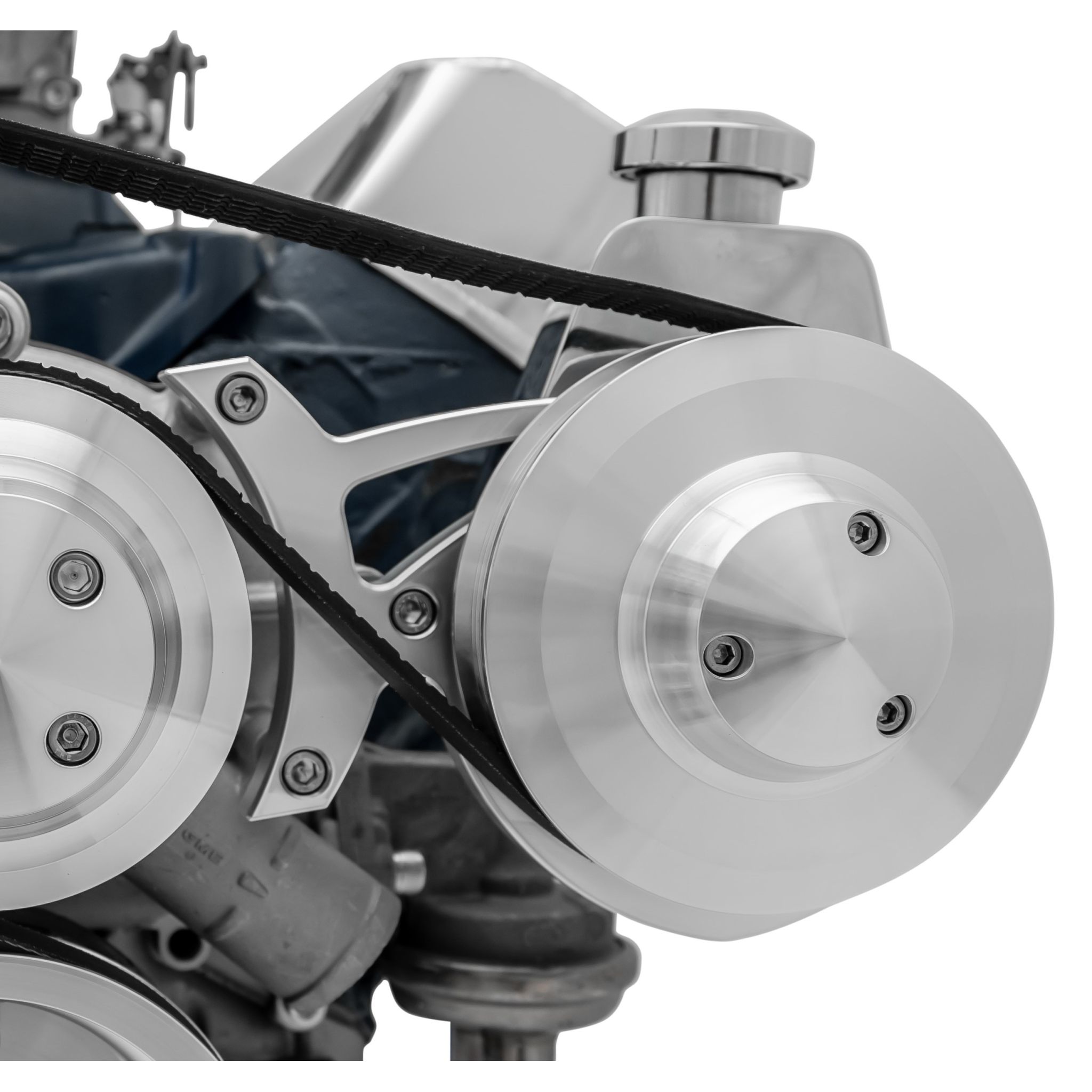 Small Block Ford Power Steering Bracket - Saginaw Pump - Driver - Late