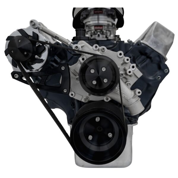 Big Block Ford Serpentine Conversion Ultra - ALT Only - Black