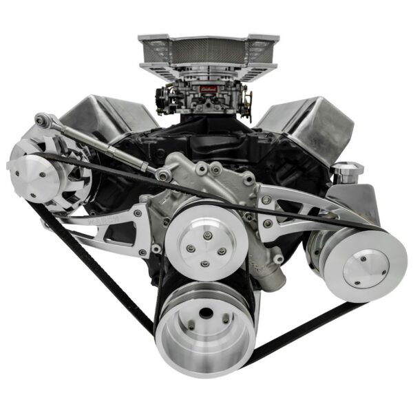 Big Block Ford Serpentine Conversion Ultra - PS - Saginaw-Key