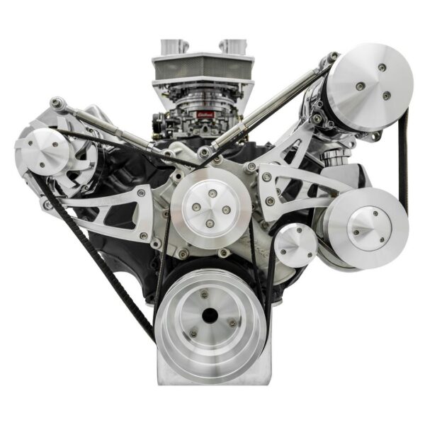 Big Block Ford Serpentine Conversion Ultra - AC & PS - 508 - Saginaw-Press