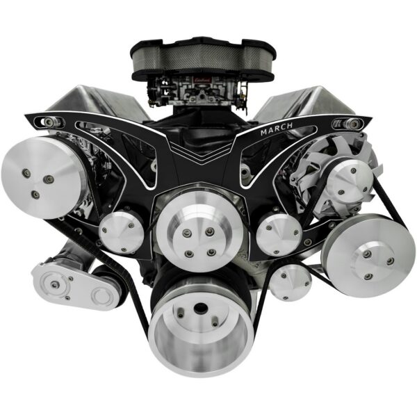 Big Block Ford All Inclusive Style Track Serpentine System (AC/PS/ALT)