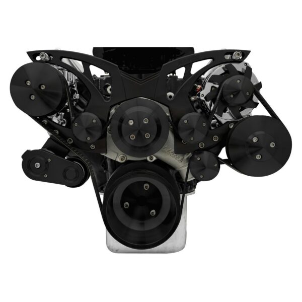 Big Block Ford All Inclusive Black Style Track Serpentine System (AC/PS/ALT)