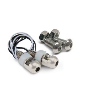 DEI 30301 Lite'N Boltz LED License Plate Lighting Kit Satin 4-Pack 030301