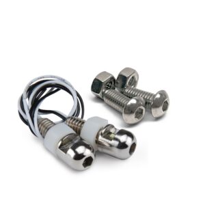 DEI 30309 Lite'N Boltz LED License Plate Lighting Kit Polished 4-Pack 030309