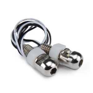 DEI 30310 Lite'N Boltz LED License Plate Lighting Kit Polished 2-Pack 030310