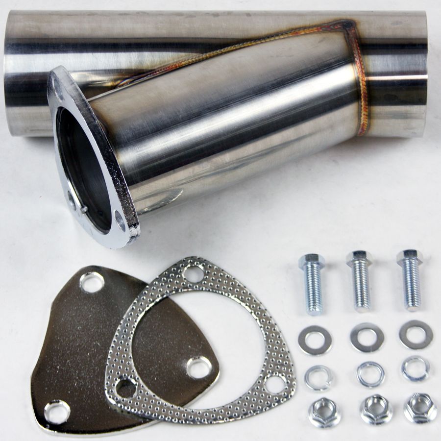 Granatelli Manual Exhaust Cutouts - Stainless Steel - Weld In