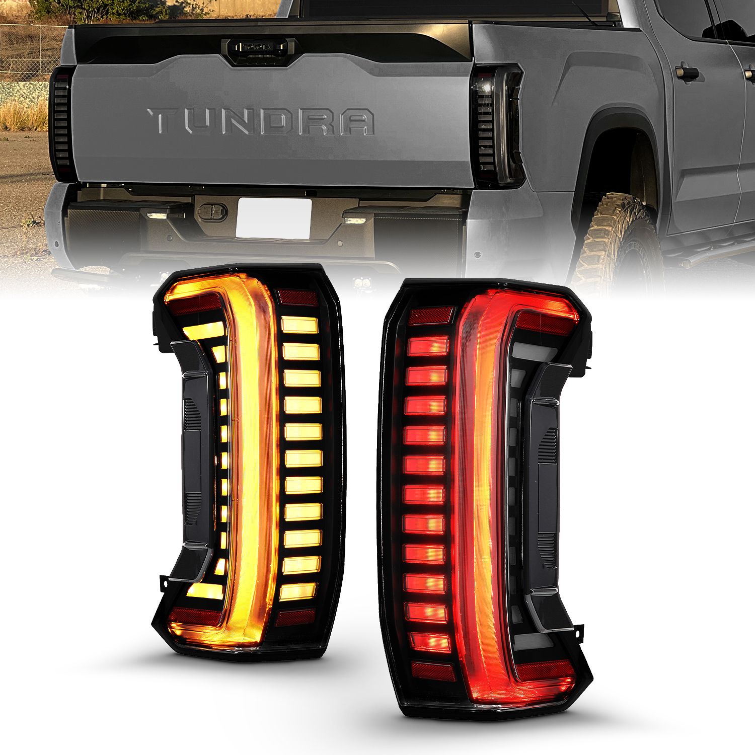 FULL LED TAIL LIGHTS SMOKE LENS