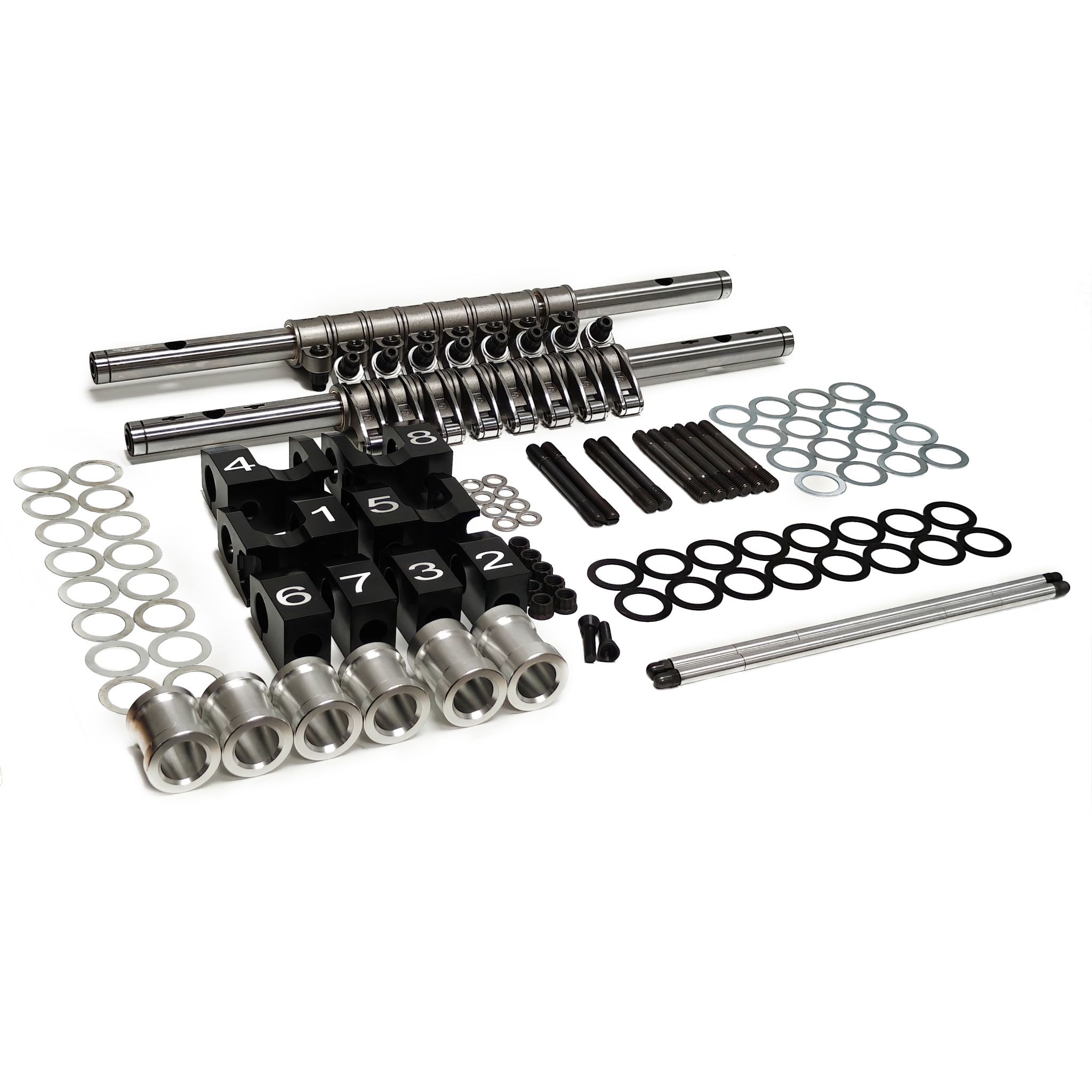 SHAFT ROCKER SYS, PQ RACING STAINLESS, FORD