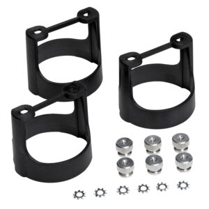 GAUGE BRACKET KIT, 2-5/8 in. , BLACK COMPOSITE, QTY 3