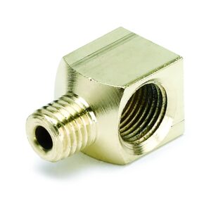 FITTING, ADAPTER, 90 , 1/8 in. NPTF FEMALE TO 1/8 in. COMPRESSION MALE, BRASS