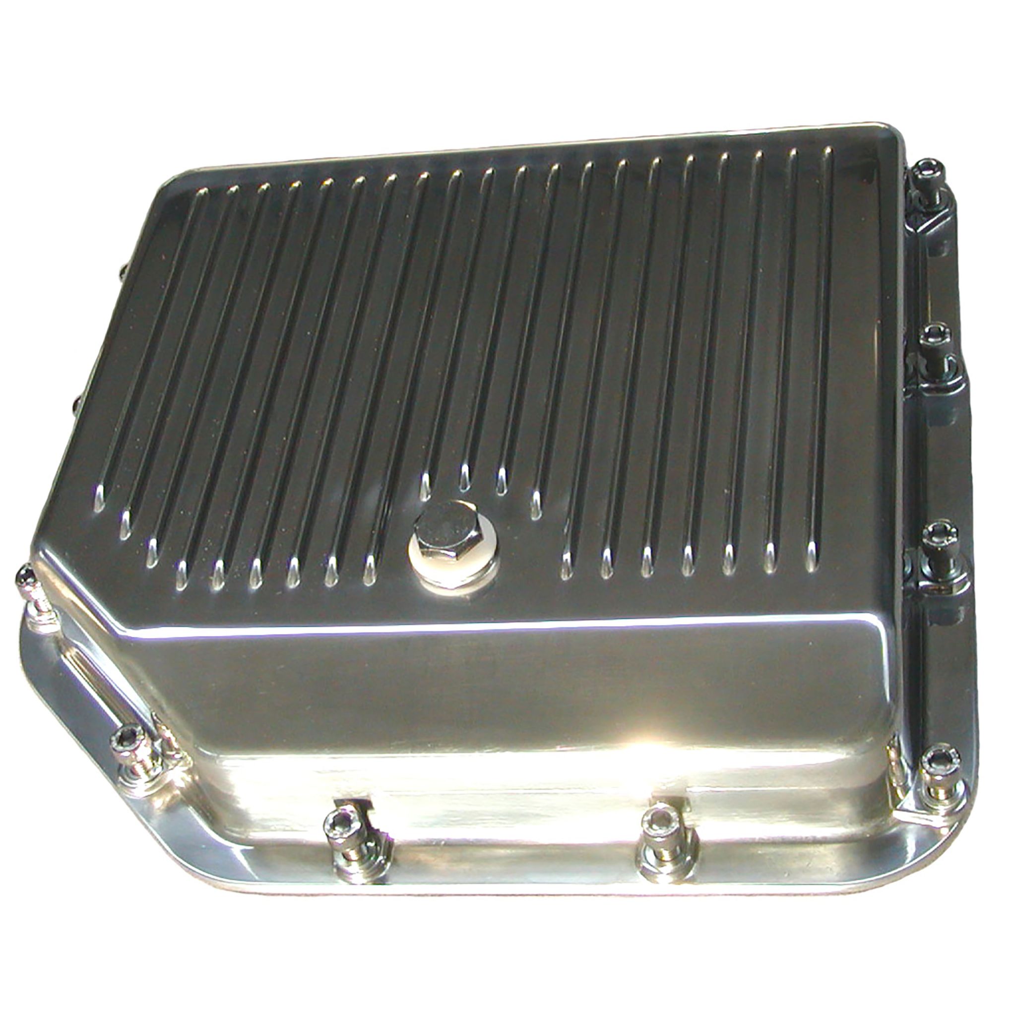 GM TH350 Polished Die Cast Aluminum Pan (Stock Depth).