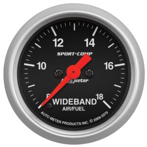 2-1/16 in. WIDEBAND AIR/FUEL RATIO, ANALOG, 8:1-18:1 AFR, SPORT-COMP