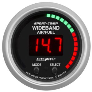 2-1/16 in. WIDEBAND PRO PLUS AIR/FUEL RATIO, 6:1-20:1 AFR, SPORT-COMP