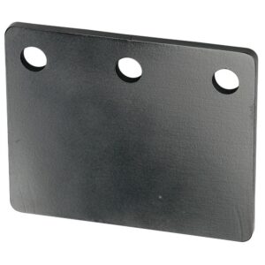 HAMBURGER'S PERFORMANCE PRODUCTS FLAT MOUNTING BRACKET FOR DOUBLE REMOTE OIL FILTER BASE