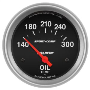 2-5/8 in. OIL TEMPERATURE, 140-300 Fahrenheit, SPORT-COMP