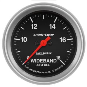 2-5/8 in. WIDEBAND AIR/FUEL RATIO, ANALOG, 8:1-18:1 AFR, SPORT-COMP