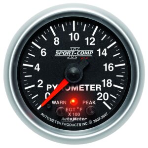 2-1/16 in. PYROMETER, 0-2000 Fahrenheit, SPORT-COMP II