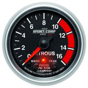 2-1/16 in. NITROUS PRESSURE, 0-1600 PSI, SPORT-COMP II