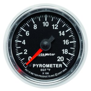 2-1/16 in. PYROMETER, 0-2000 Fahrenheit, GS