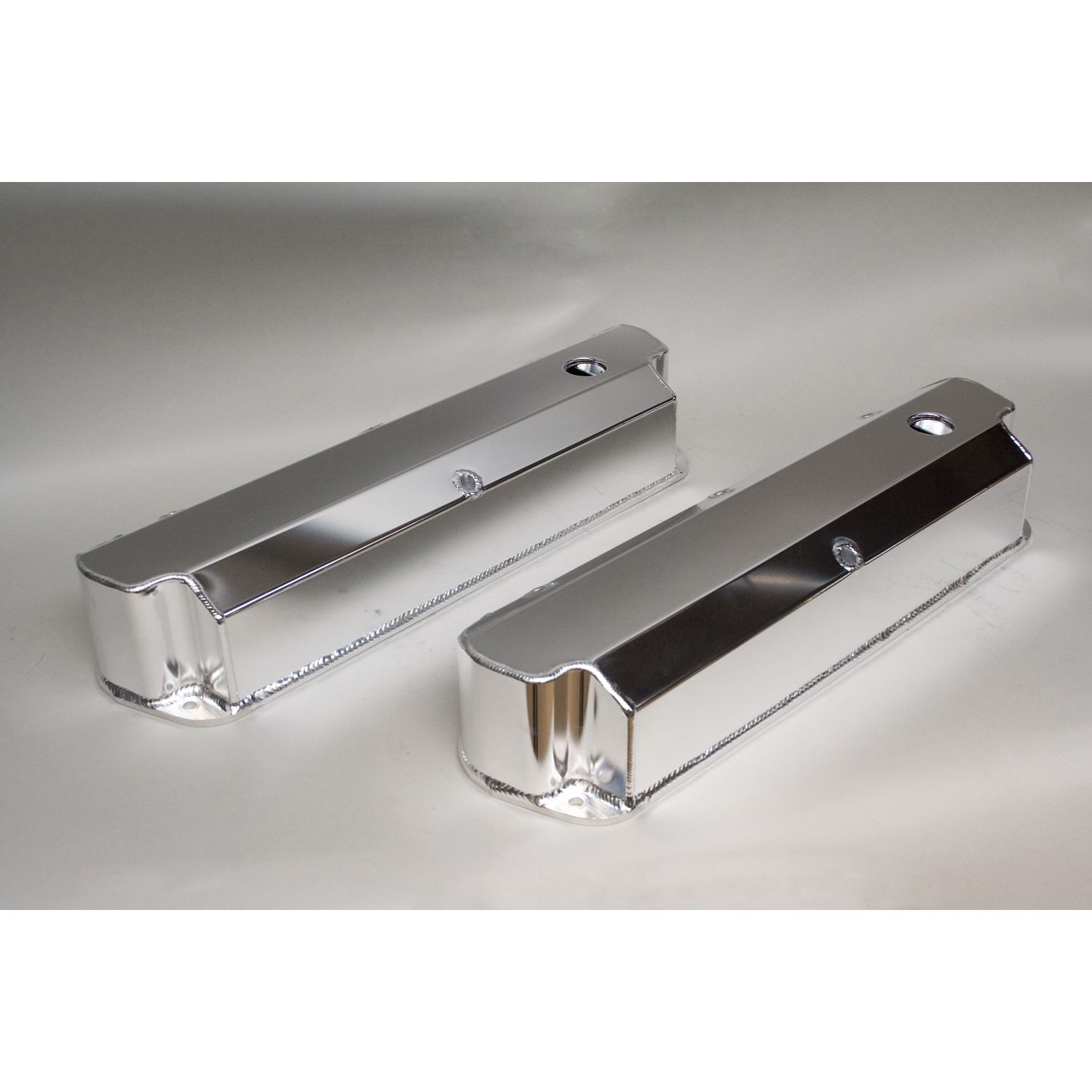 Valve Cover Set, Aluminum, Fabricated Billet Rail