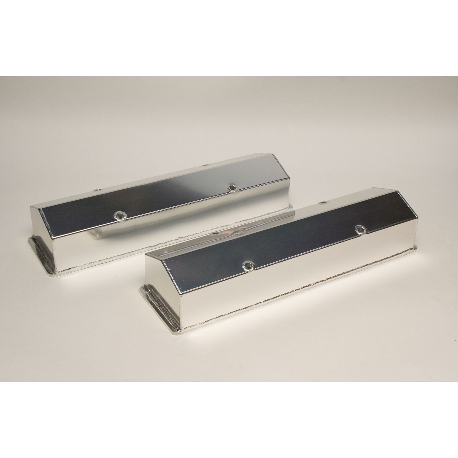 Valve Cover Set, Aluminum, Fabricated Billet Rail