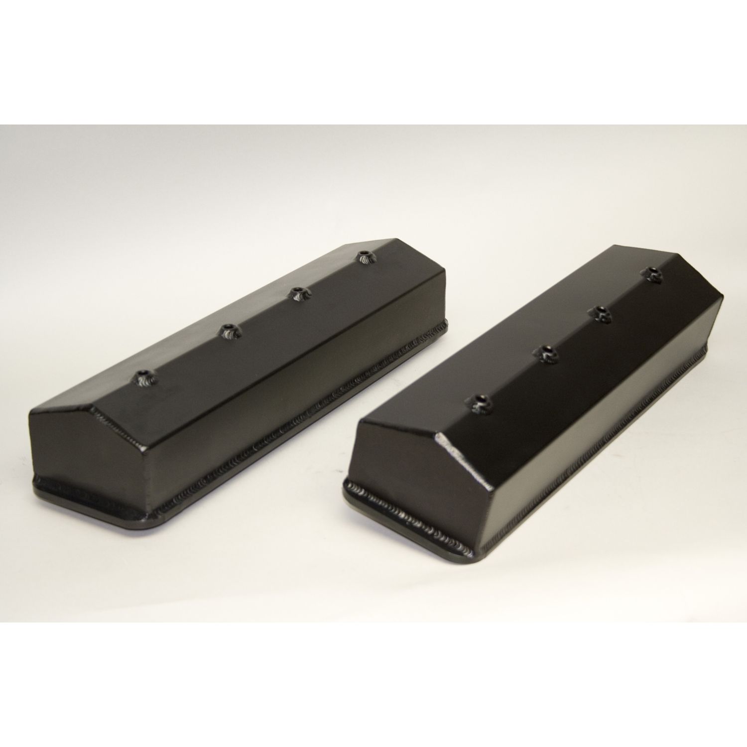 Valve Cover Set, Aluminum, Fabricated Billet Rail