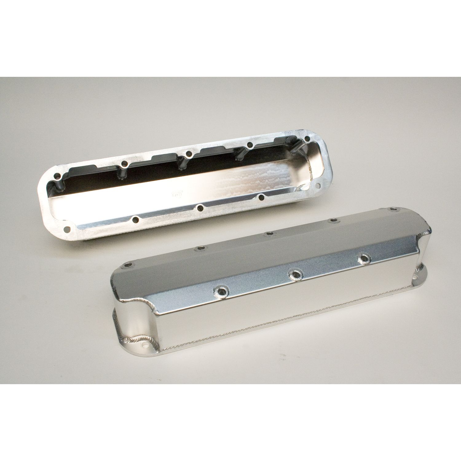 Valve Cover Set, Aluminum, Fabricated Billet Rail