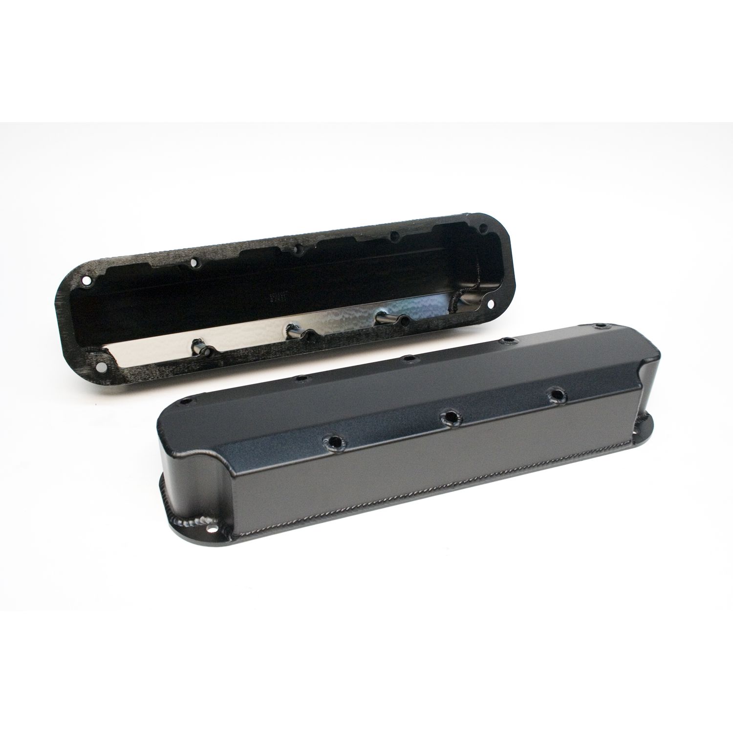 Valve Cover Set, Aluminum, Fabricated Billet Rail