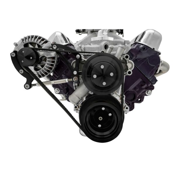Small Block Chrysler Serpentine Conversion - ALT Only - Black