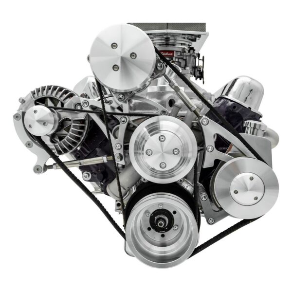 Small Block Chrysler Serpentine Conversion - AC & PS - Saginaw-Press