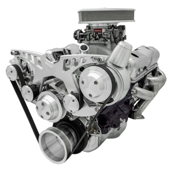 Small Block Chevy Style Track Serpentine System - PS & ALT - Billet Accessories