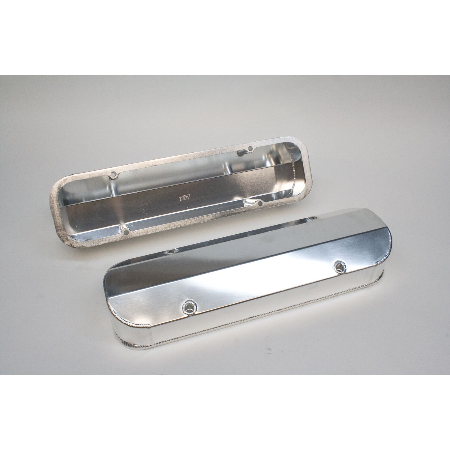 Valve Cover Set, Aluminum, Fabricated Billet Rail