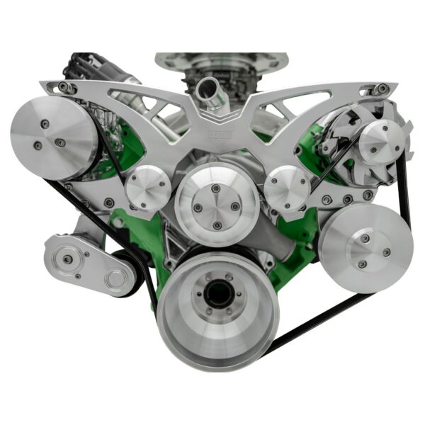 Big Block Chrysler Style Track Serpentine System - AC & PS