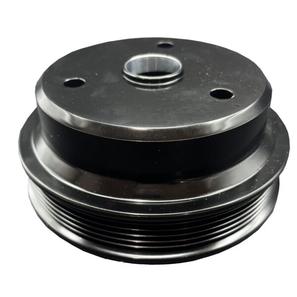 Small Block Chevy Corvette Serpentine Crankshaft Pulley - '88-91, Black