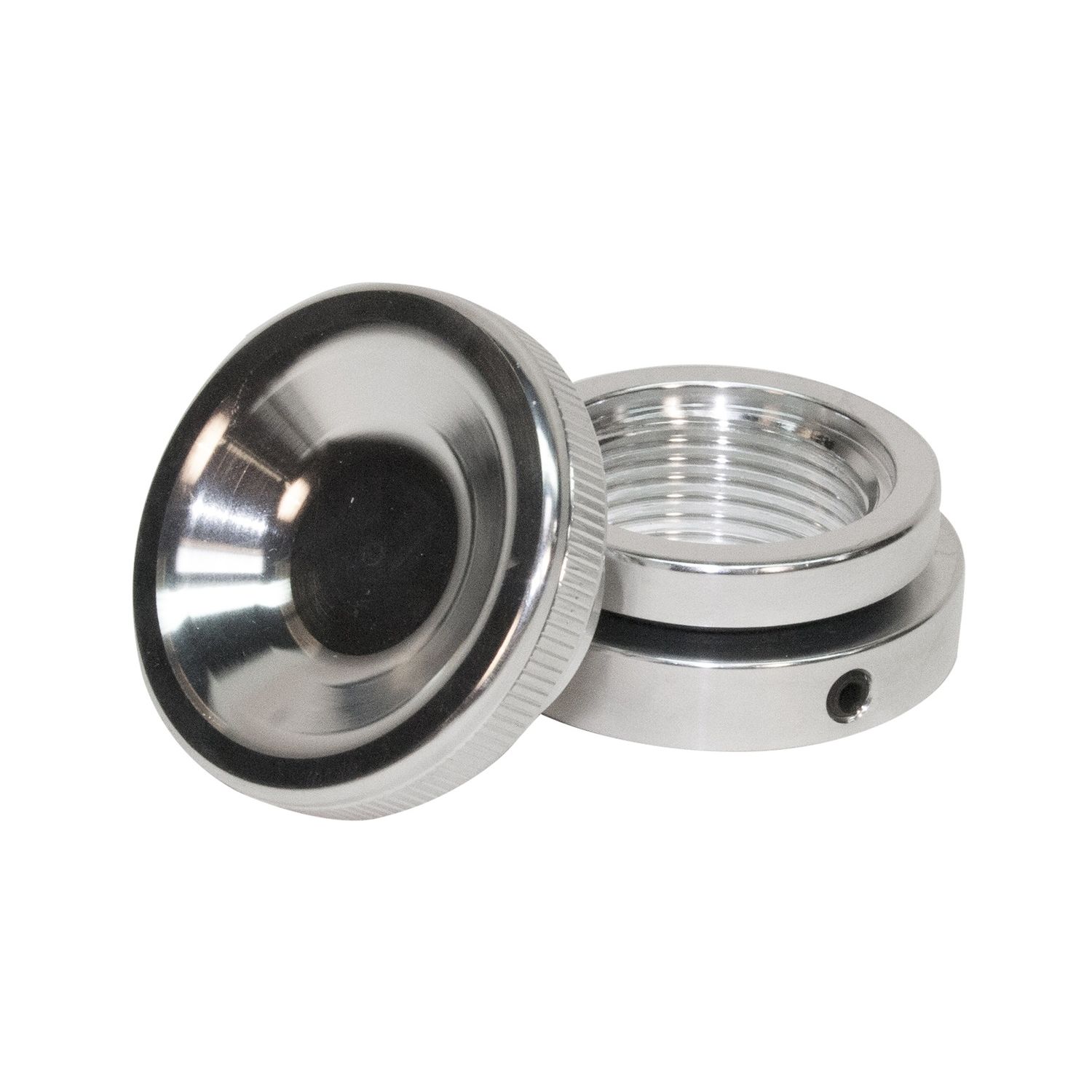 Valve Cover Oil Filler Cap, Clear Anodized