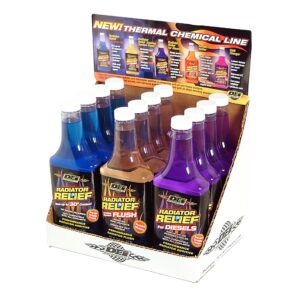 DEI 41210 Radiator Relief Coolant Additive 16 oz. Assortment Pack Of 12 Bottles 041210