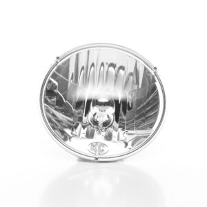 KC Hilites 7 in Headlight - H4 Halogen - Single Headlight - SAE/ECE - 55W/60W Driving Beam - Universal / 97-06 Jeep TJ