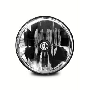 KC Hilites 7 in Gravity LED - Single Headlight - SAE/ECE - 40W Driving Beam - for 07-18 Jeep JK