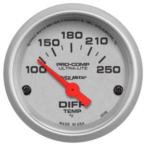 2-1/16 in. DIFFERENTIAL TEMPERATURE, 100-250 Fahrenheit, ULTRA-LITE
