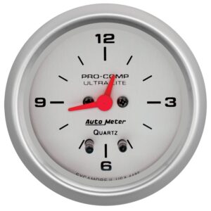 2-5/8 in. CLOCK, 12 HOUR, ULTRA-LITE