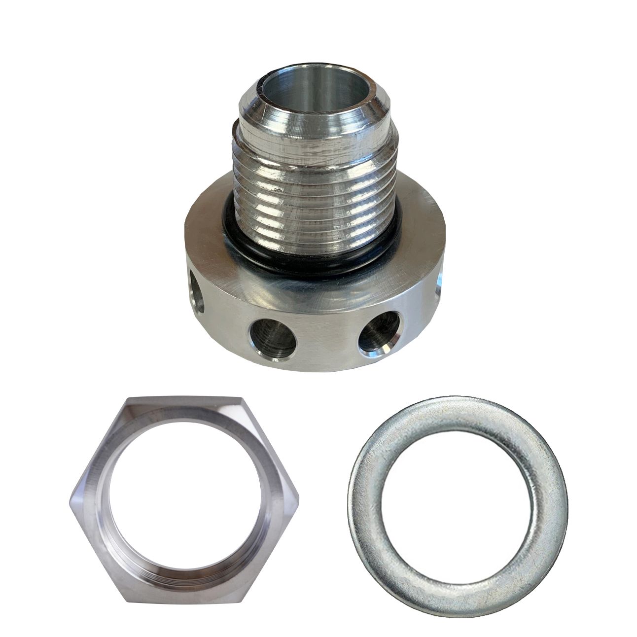 Granatelli Insert, Valve Cover Breather, threaded, Female Receptacle