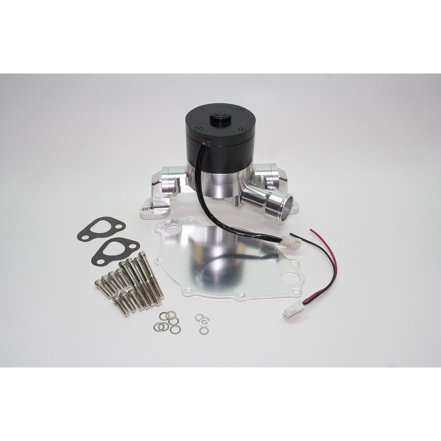 WATER PUMP, BILLET HV ALUM, ELEC RACE, FORD