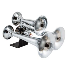 Kleinn Air Horns - 500 - Chrome Triple Train Horn