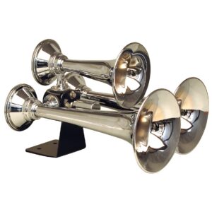 Kleinn Air Horns - 501 - Chrome Triple Train Horn