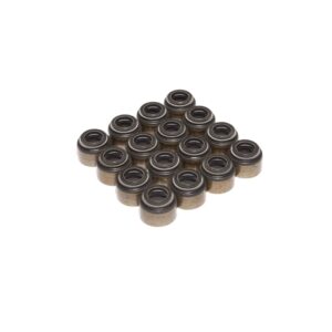 Set of 16 Black Viton Valve Seals for .494" Guide Size, 11/32" Valve Stem