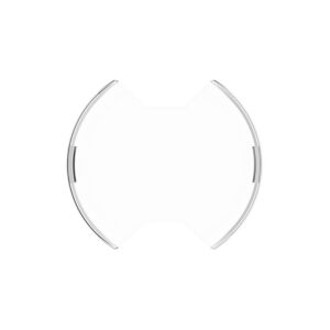 KC Hilites 6 in SlimLite LED - Light Shield - Clear