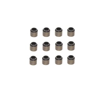 Set of 12 Steel Viton Valve Seals for .500" Guide Size, 8mm Valve Stem