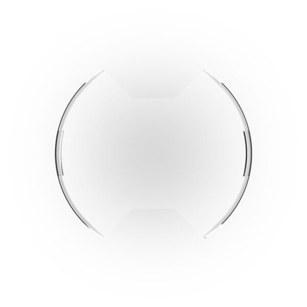 SlimLite 8 In. LED - Light Shield - Clear