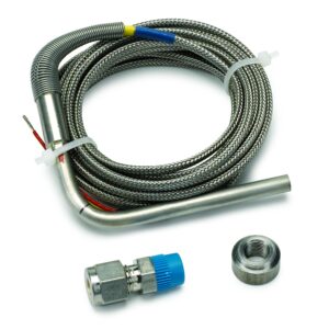 THERMOCOUPLE KIT, TYPE K, 1/4 in. DIA, OPEN TIP, 10FT, INCL. STAINLESS COMP. & WELD BOSS