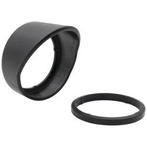 GAUGE VISOR, 2 1/16 in. , BLACK